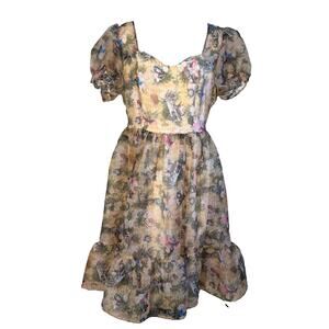 Thorn & Fable Alice In Wonderland Dress Plus 2 Mad Hatter NWT Hot Topic Goth